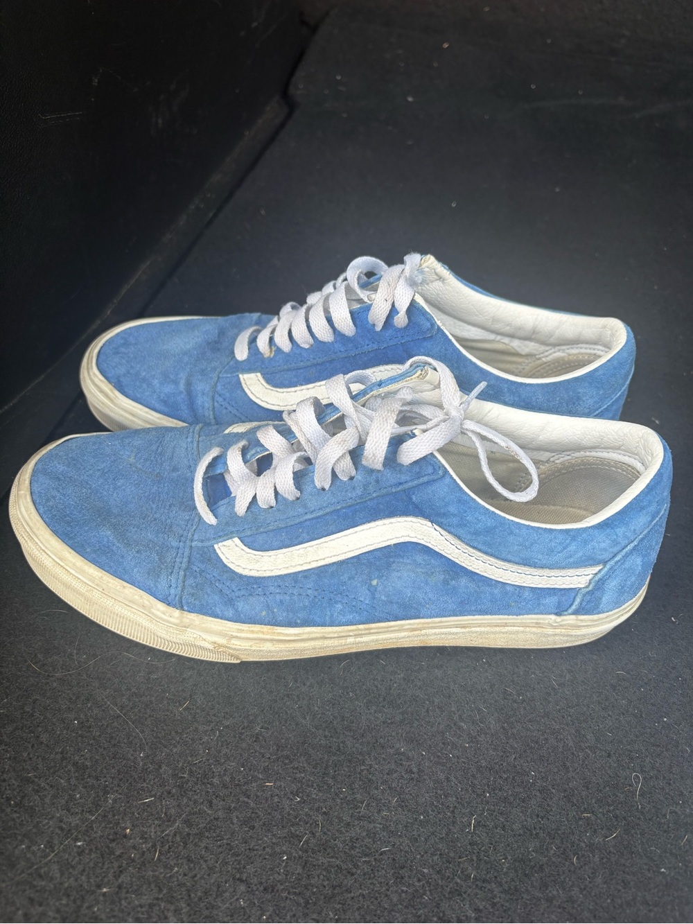 Vans Blue Suede Old Skool Sneakers
